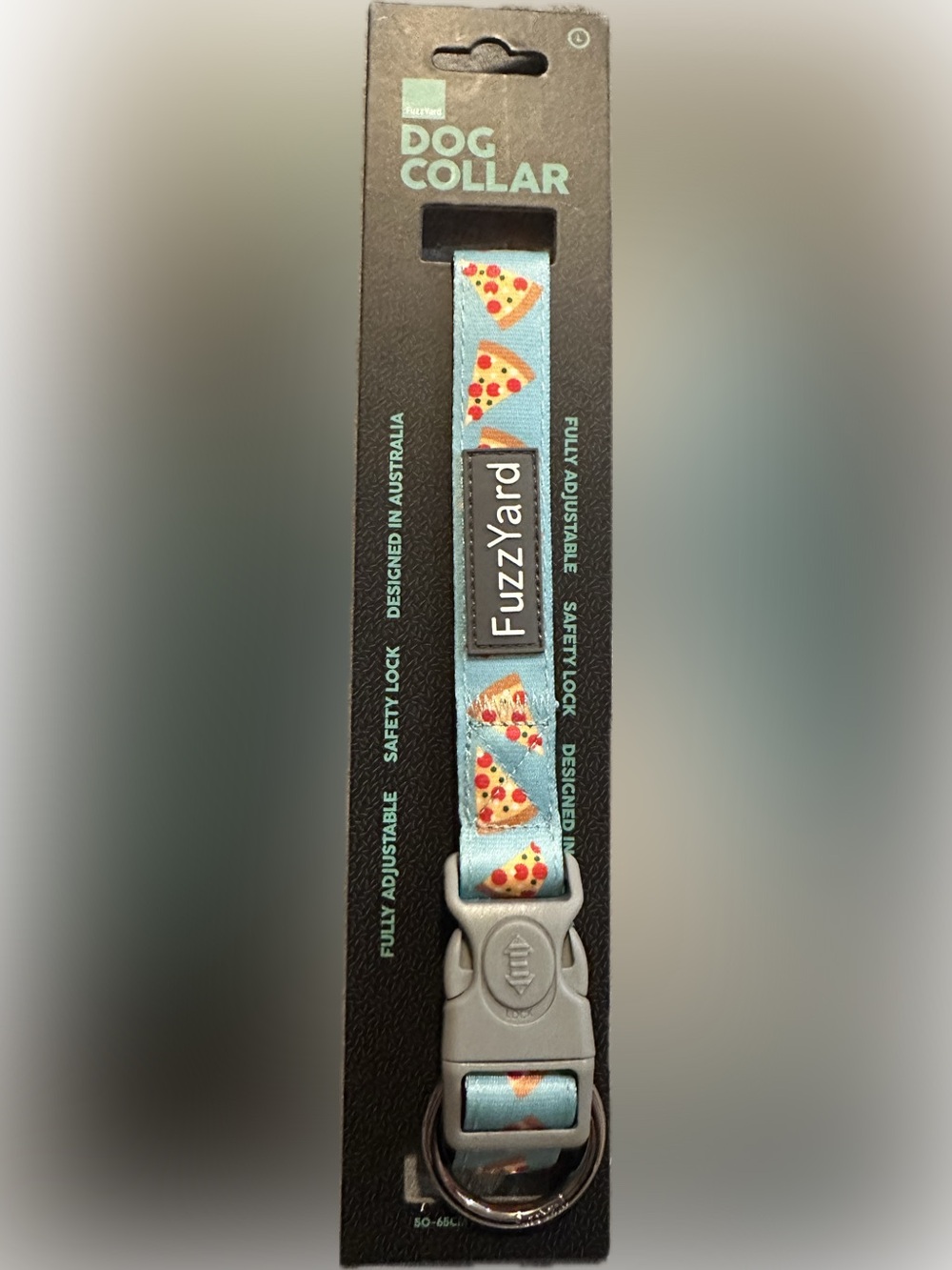 NWT FuzzYard Pizza Print Dog Collar - Large